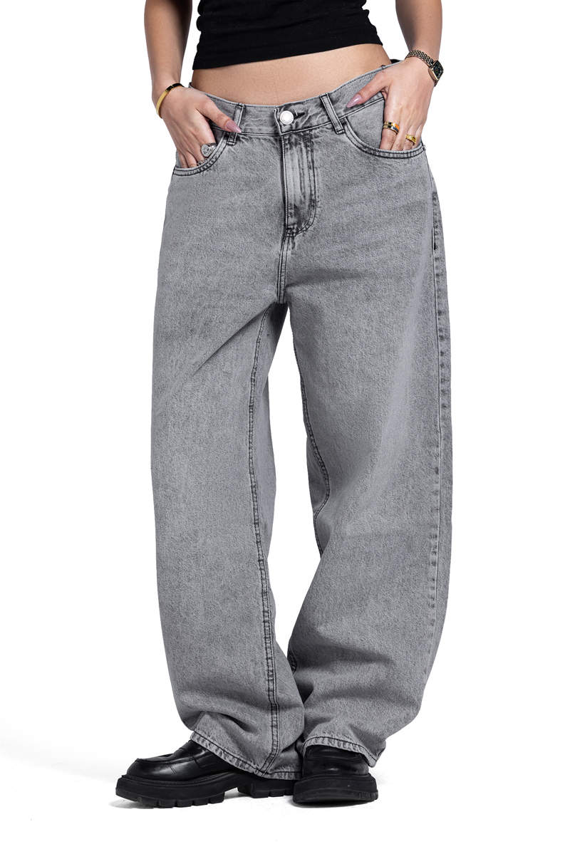 Real bagy in light grey