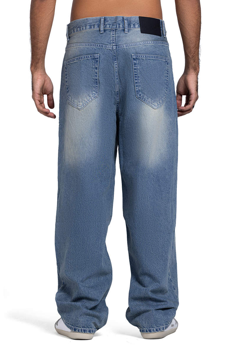 Real bagy in light wash